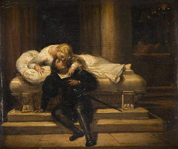 Giulietta si sveglia vicino a Romeo